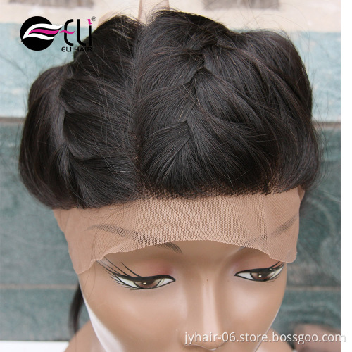 Top quality no tangle best price bald head wig with hair